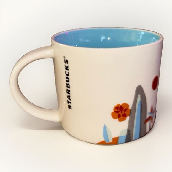 NEW Starbucks Hawaii State 2014 You Are Here 14 Oz Coffee Tea Mug Cup Collector - Picture 3 of 5
